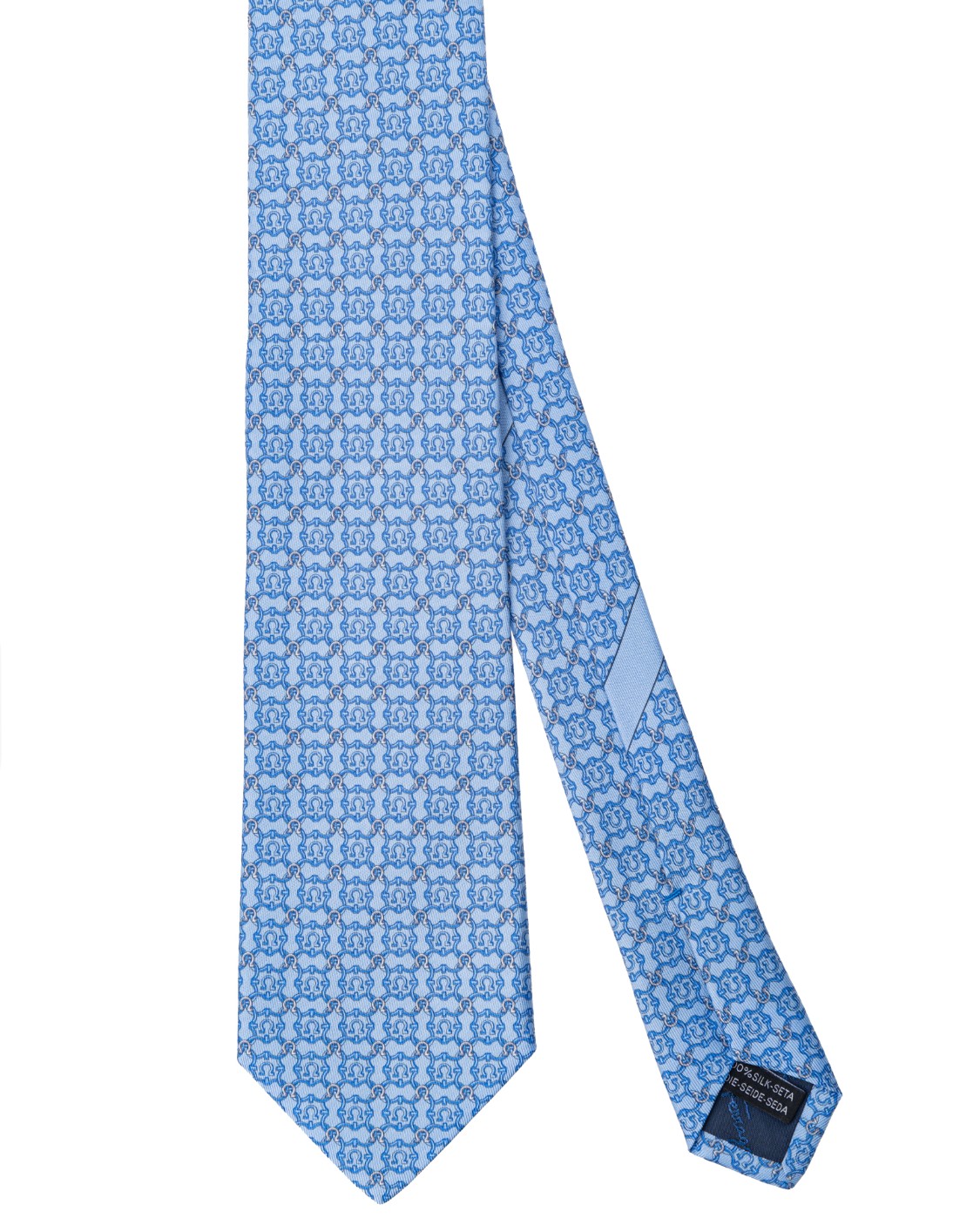 shop SALVATORE FERRAGAMO  Cravatta: Salvatore Ferragamo cravatta in jacquard di seta.
Decorata da un pattern geometrico formati dai "gancini".
Fondo a 7 cm.
Composizione: 100% seta.
Made in Italy.. 350499 4 OPERA-003 749969 number 6504712
